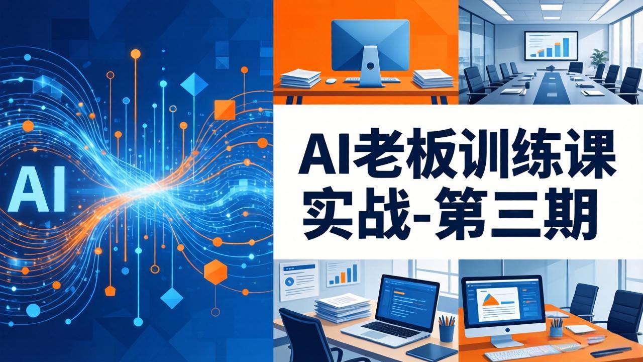 （18025期） AI老板训练课实战-第三期：AI+内容应用落地教学，从0到1打通AI变现完整路径-靠谱项目库