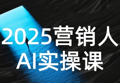 2025营销人Al实操课，AI营销抢跑实战，从Prompt到方案，效率碾压同行-靠谱项目库