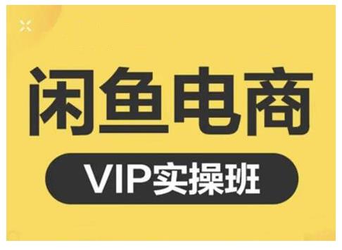 闲鱼电商零基础入门到进阶VIP实战课程，帮助你掌握闲鱼电商所需的各项技能-靠谱项目库