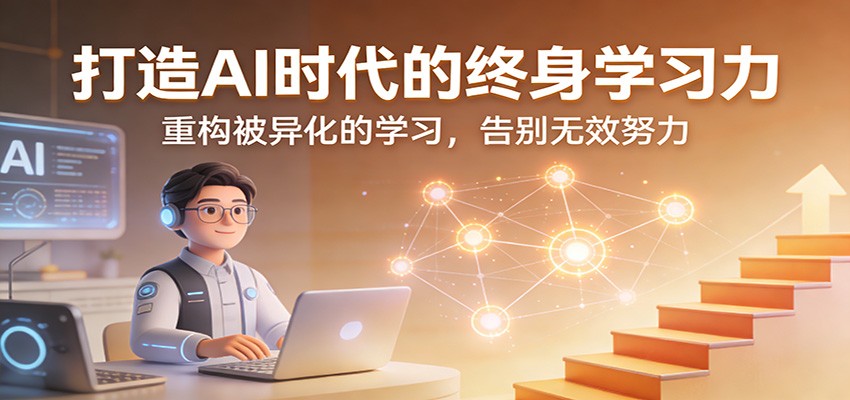 打造AI时代的终身学习力：重构被异化的学习，告别无效努力-靠谱项目库