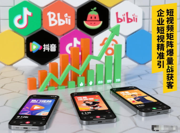 企业短视频精准引流矩阵获客，短视频矩阵爆量战法-靠谱项目库